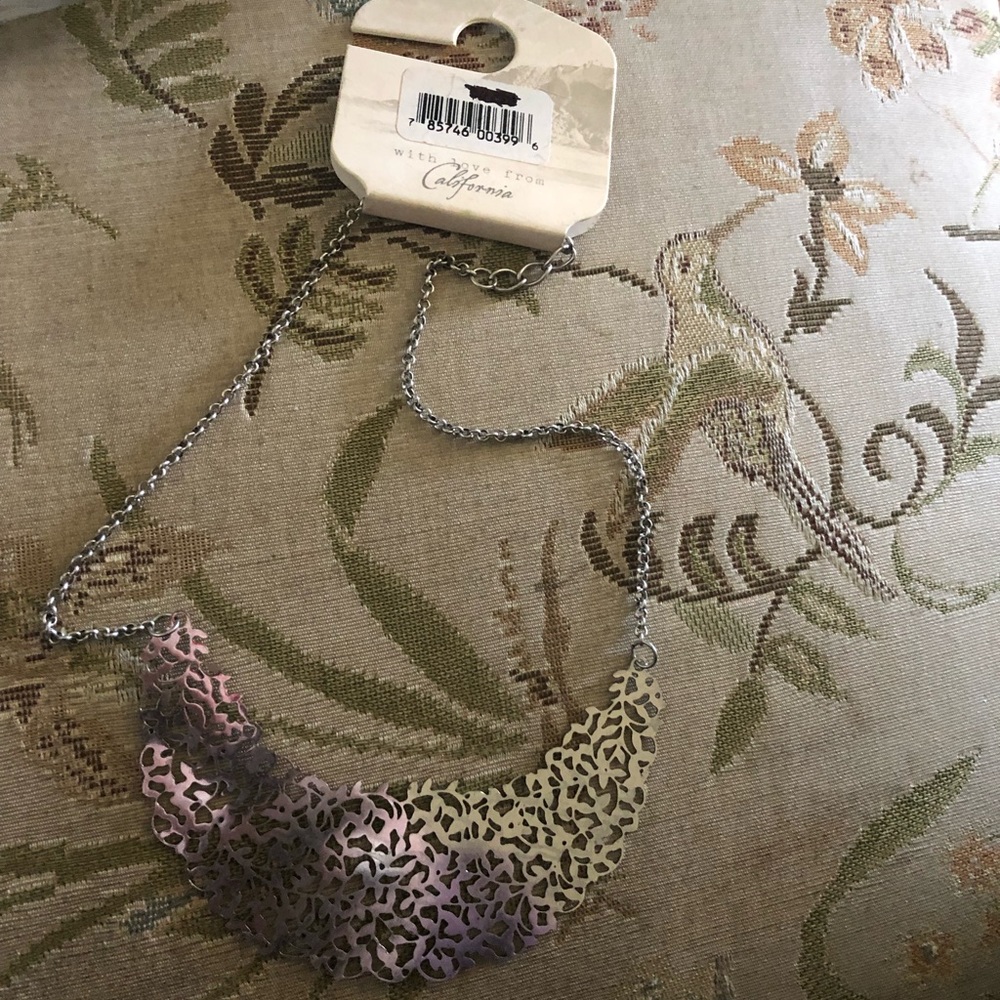With Love From CA Laser Cut Costume Necklace- 533 $12 or $9 w/offer 🎉